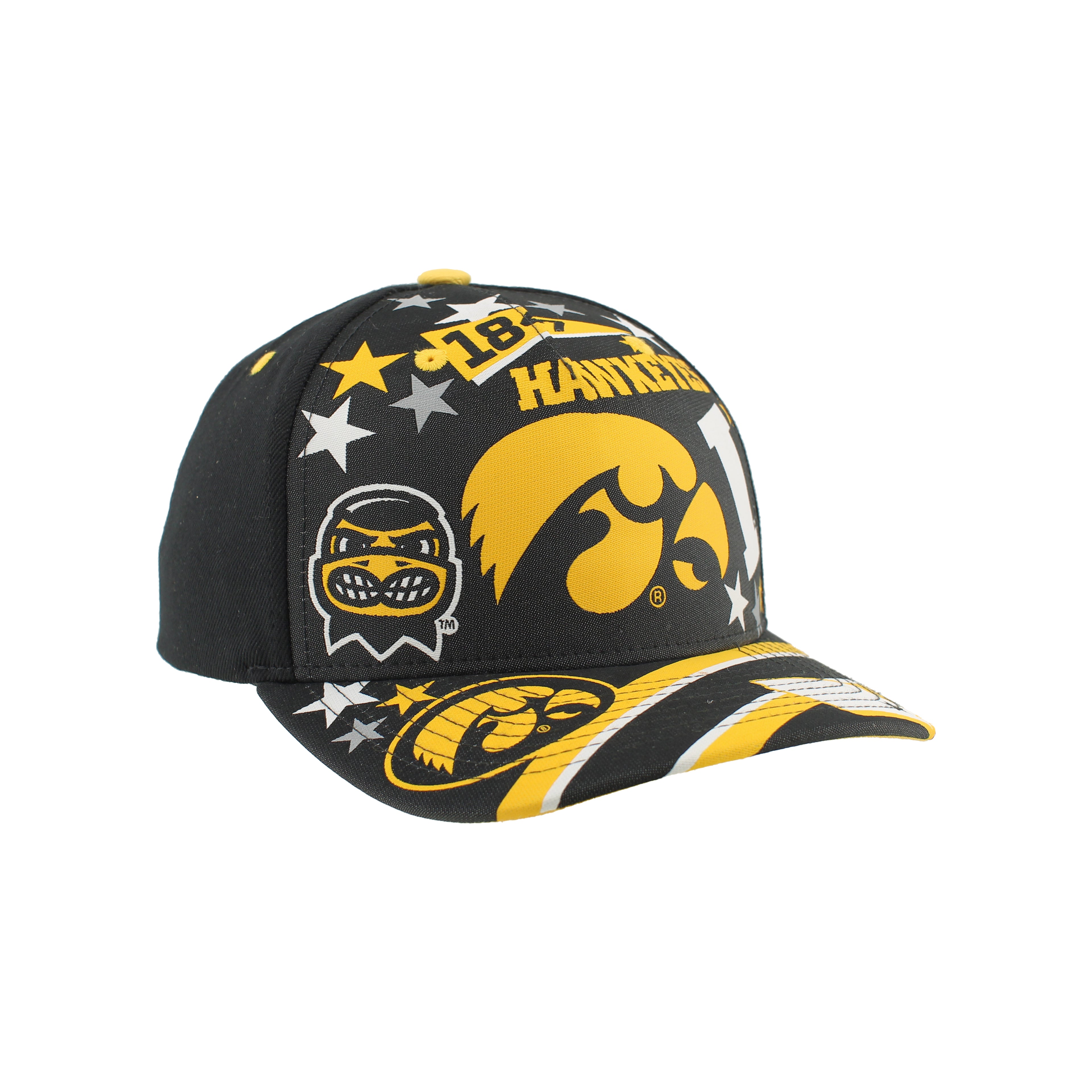 IOWA HAWKEYES CRAYSTAR YOUTH ADJUSTABLE HAT