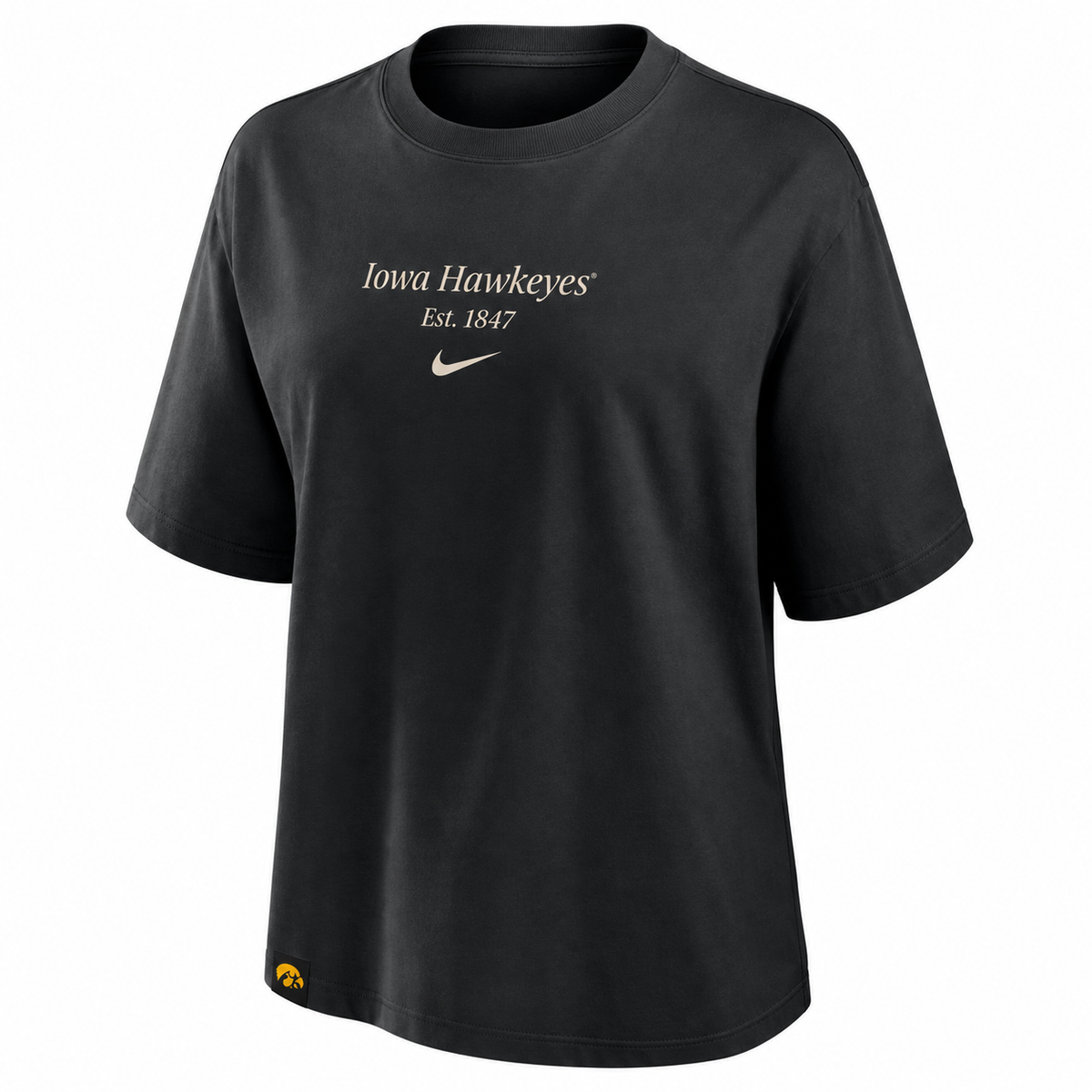 IOWA HAWKEYES WOMEN'S LEGACY BOXY TEE