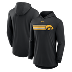 Men's Nike Iowa Hawkeyes Pattern LS Hooded Tee