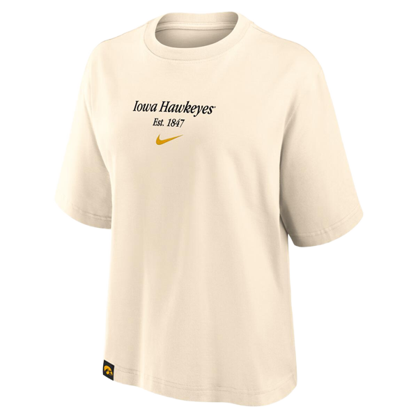 IOWA HAWKEYES WOMEN'S LEGACY BOXY TEE