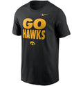 Nike Iowa Hawkeyes "Go Hawks" T-Shirt