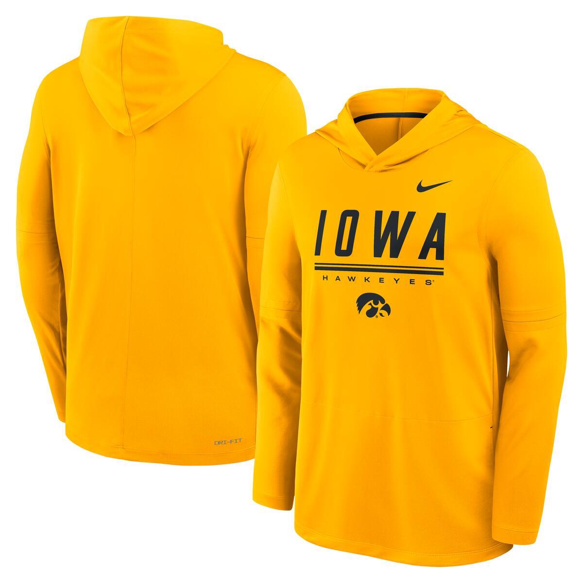 Iowa Hawkeyes Nike Dri-Fit Long Sleeve Hood