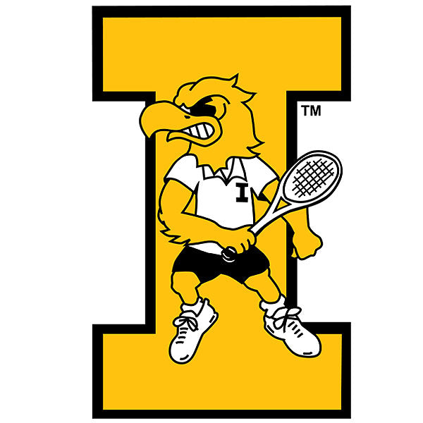 IOWA TENNIS 3X2 DECAL