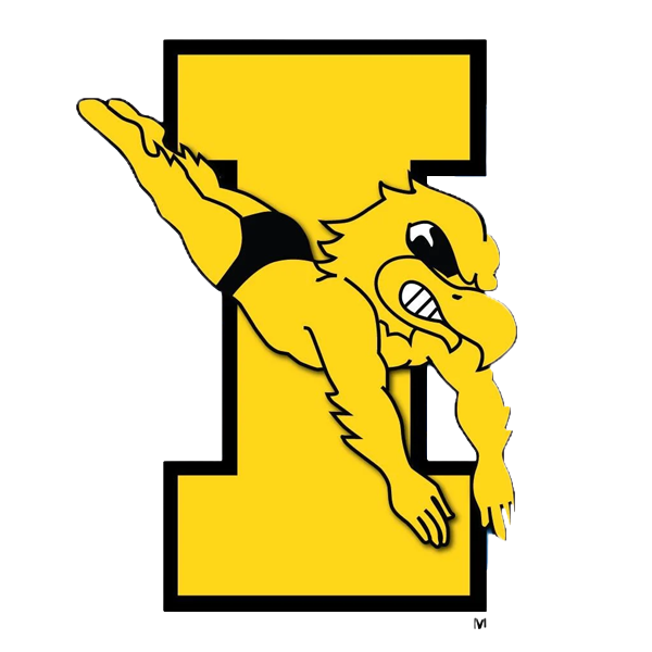 IOWA VINTAGE SWIM & DIVE 6" DECAL