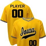 Iowa Hawkeyes Baseball Customized Jersey