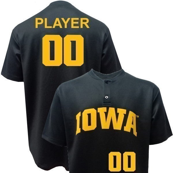 Iowa Hawkeyes Baseball Customized Jersey