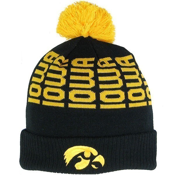Iowa Hawkeyes Vertical Knit Stocking Cap