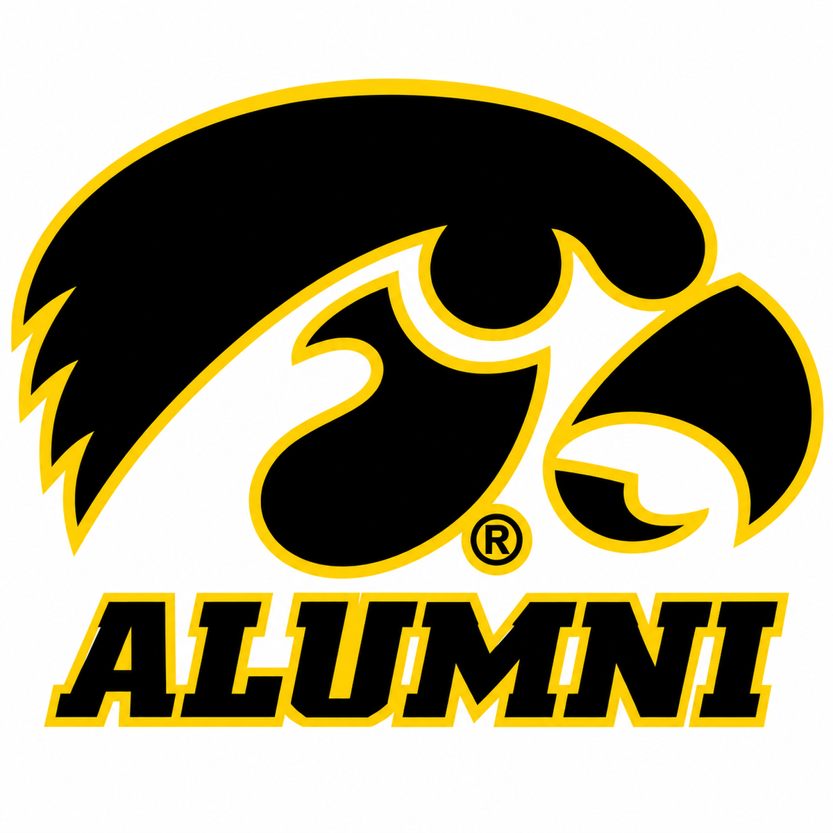 IOWA TIGERHAWK WITH ALUMNI DECAL