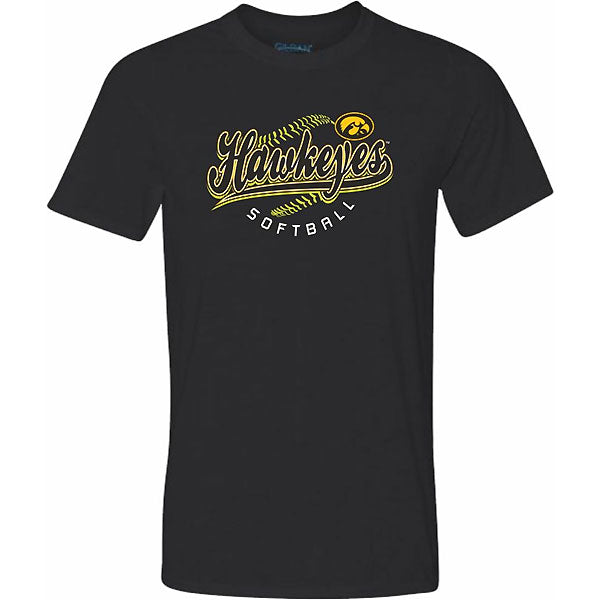 IOWA SOFTBALL LACES SS TEE PERF