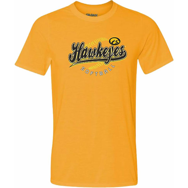 IOWA SOFTBALL LACES SS TEE PERF