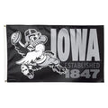 Iowa Hawkeyes 3' X 5' Football Tonal Flag