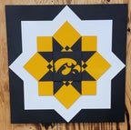 Iowa Hawkeyes Barn Quilt