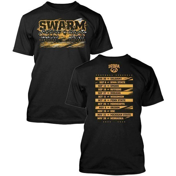 Iowa Hawkeyes 2025 Football Schedule Tee
