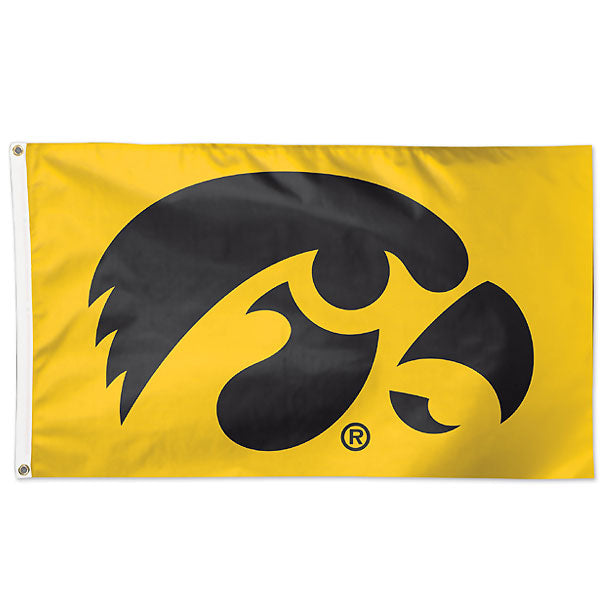 Iowa Hawkeyes Tigerhawk Flag