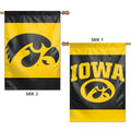 IOWA VERT FLAG 2-SIDED 28X40
