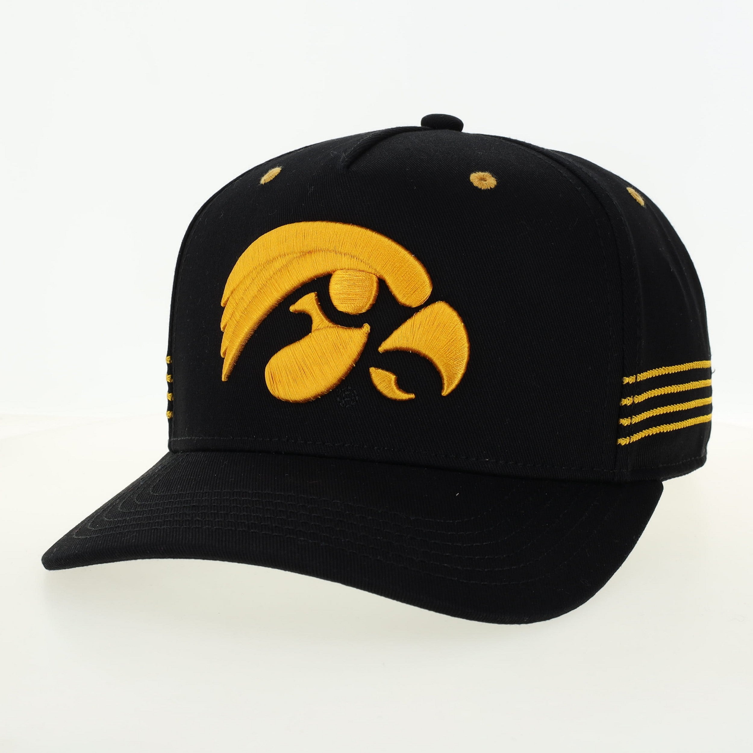IOWA HAWKEYES CHAINSTITCH ADJUSTABLE TRUCKER HAT