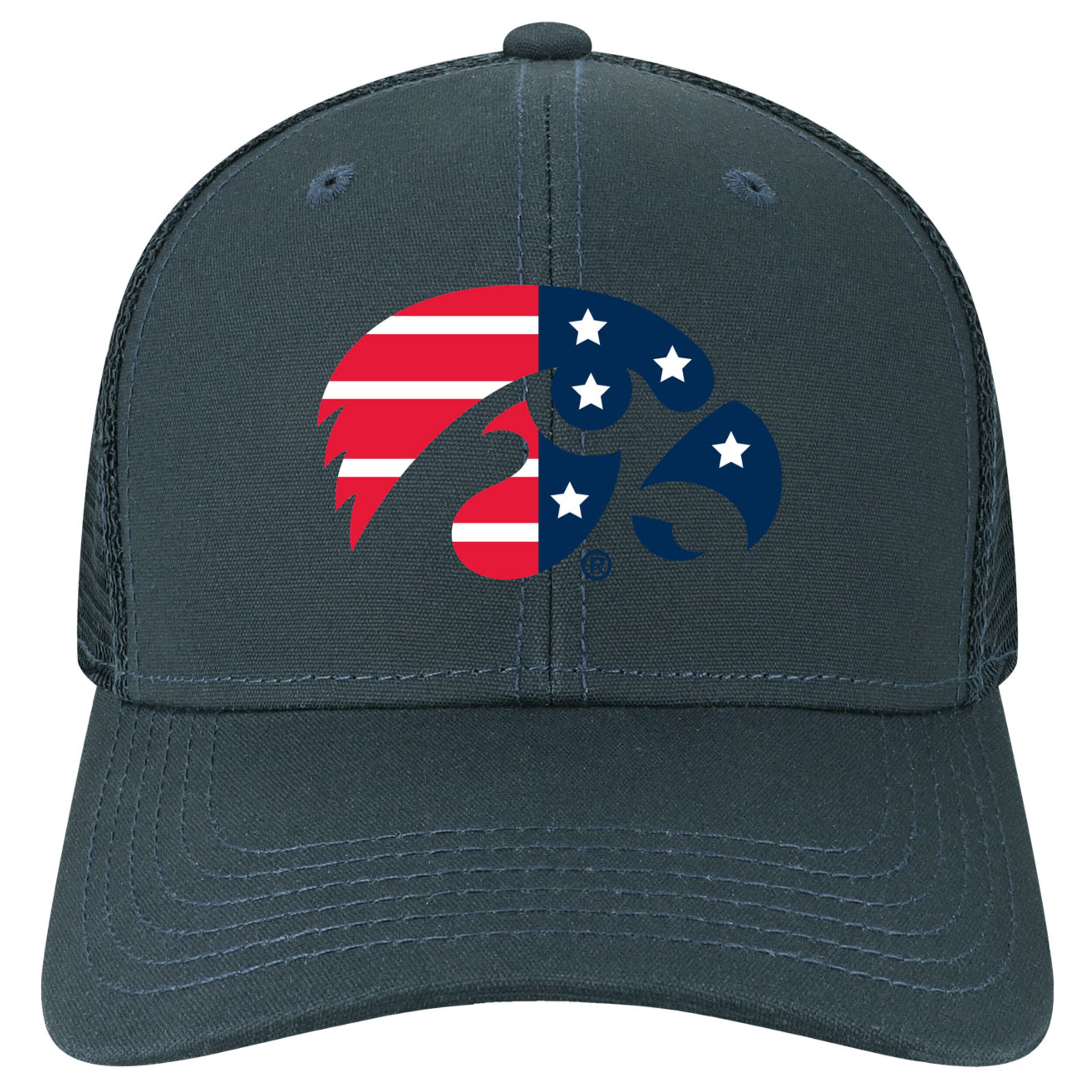 MID PRO SNAPBACK WITH PATRIOTIC TIGERHAWK