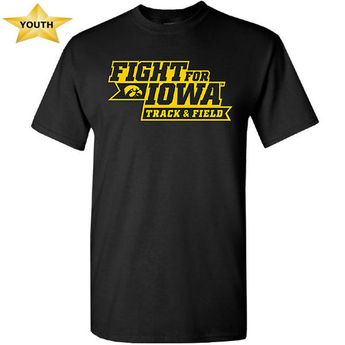 IOWA FIGHT FOR IOWA TRACK AND FIELD YOUTH TEE