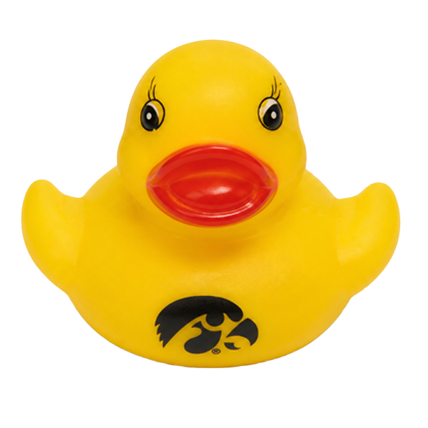 Iowa Hawkeyes Rubber Duck