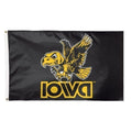 Iowa Hawkeyes Retro Flag