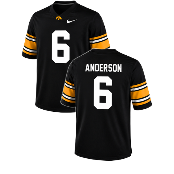 Iowa Hawkeyes Nike Football Player Youth Jersey