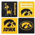 IOWA HAWKEYE CERAMIC COASTERS