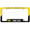 Iowa Hawkeyes Personalized Chrome Frame