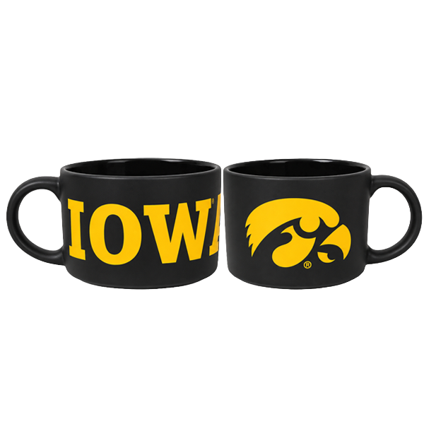 IOWA HAWKEYES HEARTY 20OZ MUG