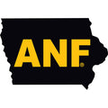 IOWA ANF STATE MAP DECAL 3X2