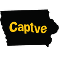 IOWA STATE MAP CAPTIVE 5.5X3.4 DECAL