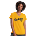 Field V-Neck Gold Womens T