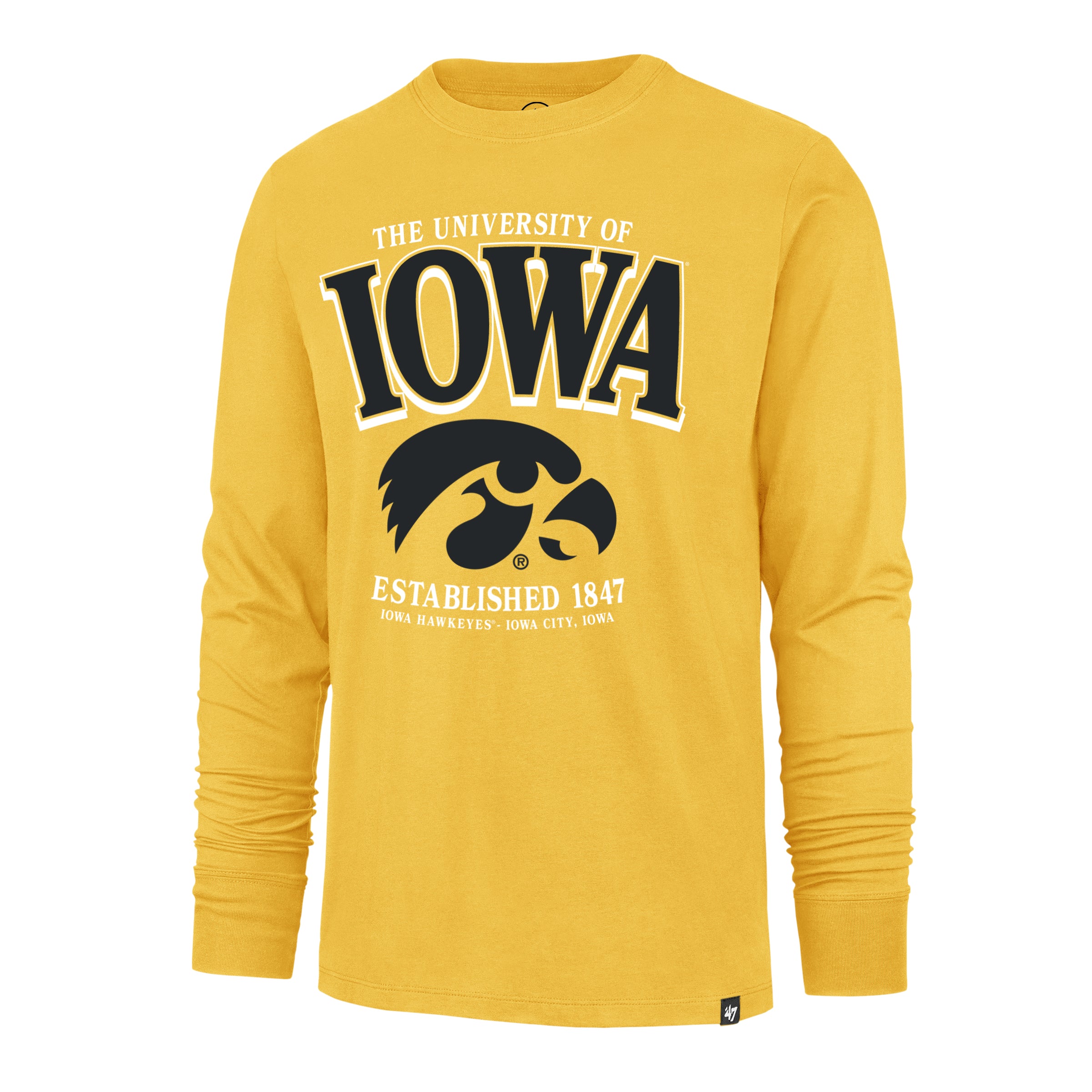 Iowa Hawkeyes Checkdown Long Sleeve Tee