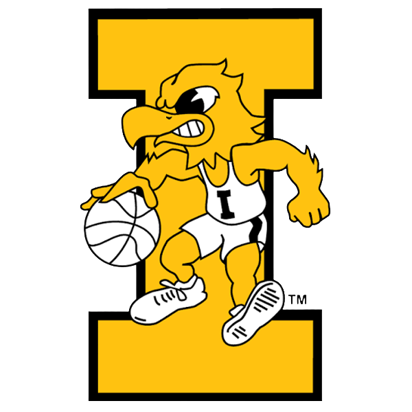 IOWA BASKETBALL 3X2 DECAL