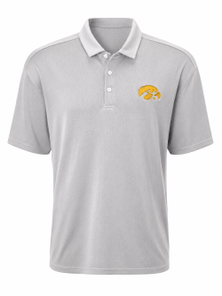 Iowa Hawkeyes Ellipse Polo Carbon Tigerhawk