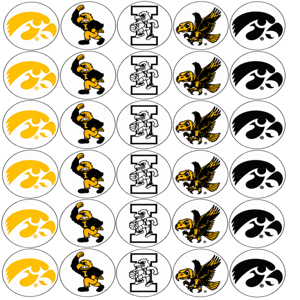 IOWA VARIETY STICKER SET OF 30
