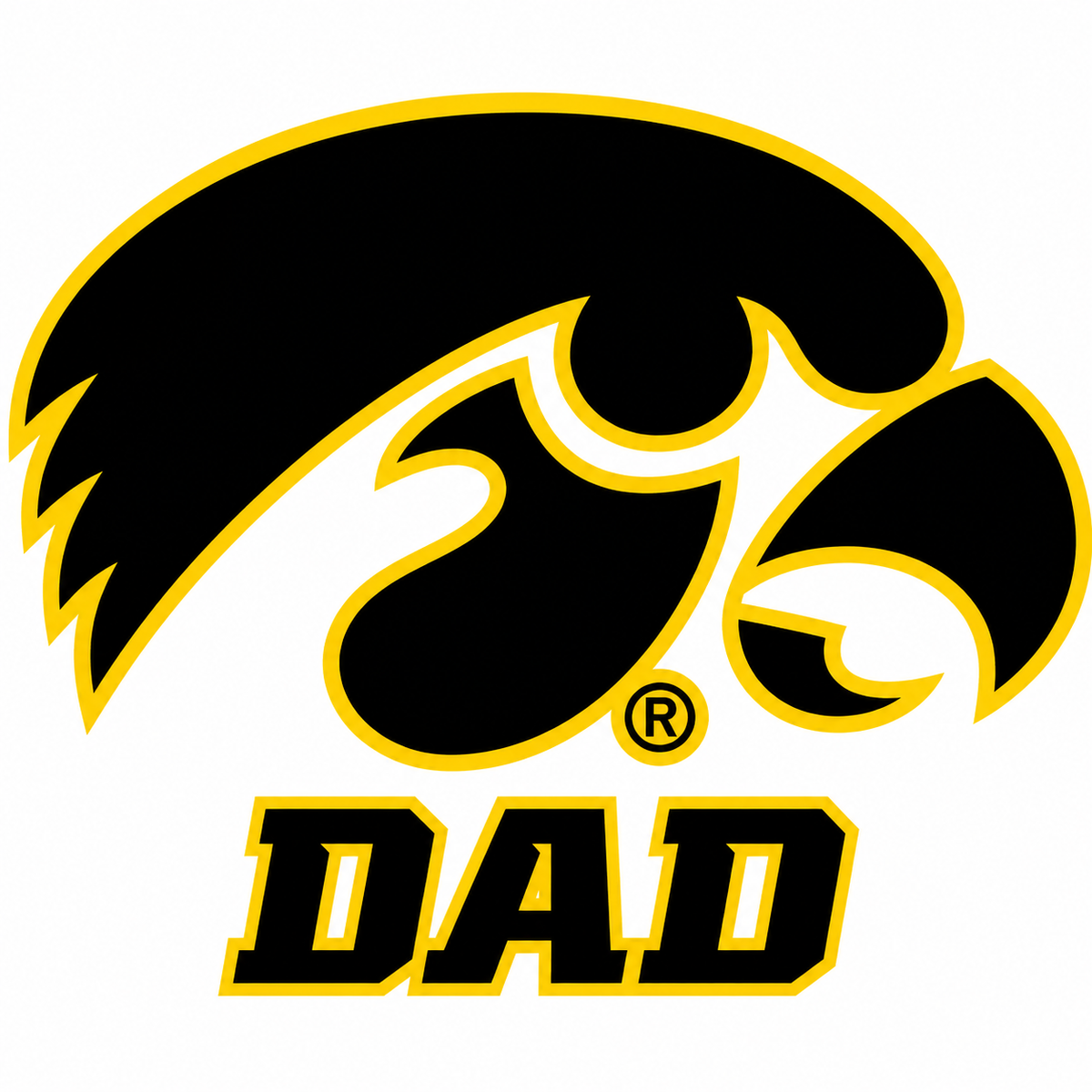 IOWA DAD DECAL