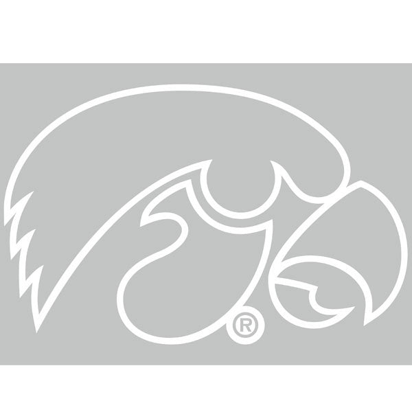 IOWA TIGERHAWK OUTLINE DECAL 6X4
