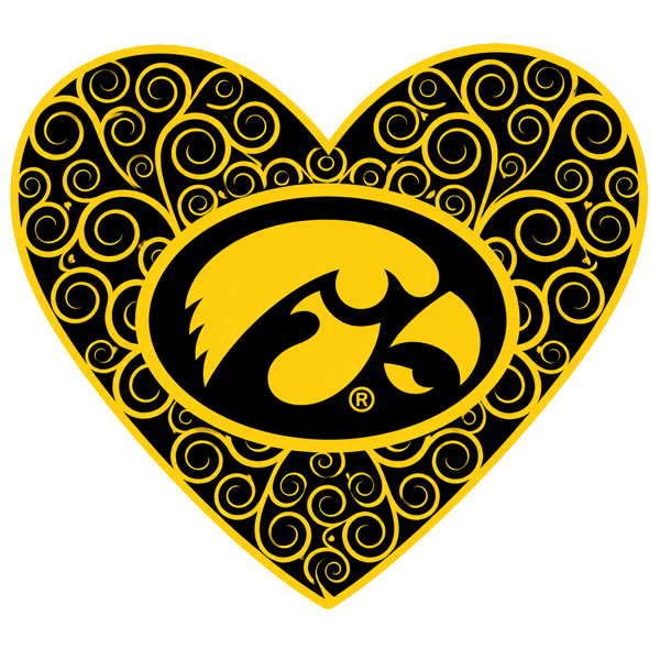 IOWA HEART VINYL DECAL