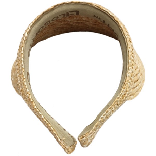 Betty Straw Clip Visor