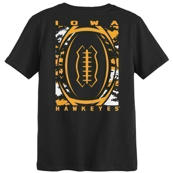Iowa Hawkeyes Youth Camo Football Tee