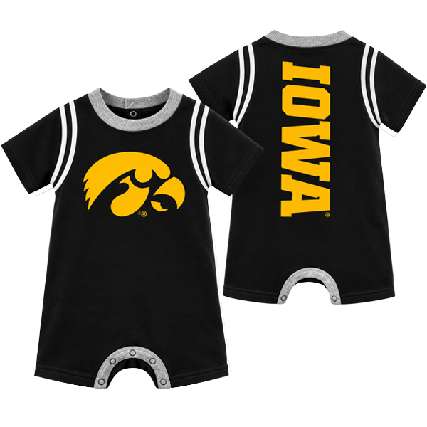 IOWA HAKWEYES INFANT TINY PLAYER COVERALL