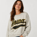Iowa Hawkeyes Athletic Slouchy Drop Shoulder Crewneck