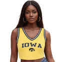 Iowa Hawkeyes Women's Cropped Tank Top