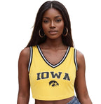 Iowa Hawkeyes Women's Cropped Tank Top