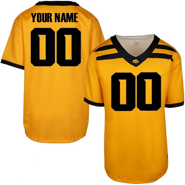 Iowa Hawkeyes Football Custom Jersey