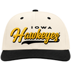 IOWA HAWKEYES BURROW 3D COTTON SNAPBACK HAT