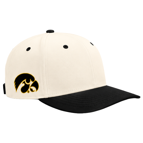 IOWA HAWKEYES BURROW 3D COTTON SNAPBACK HAT
