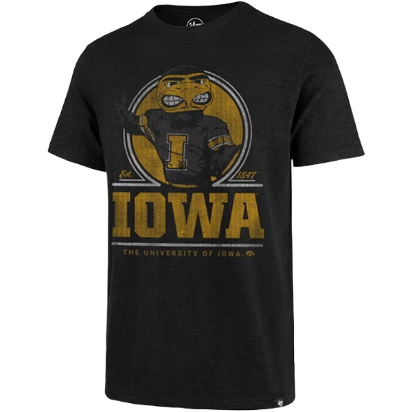 IOWA HAWKEYES EMBLEM SCRUM TEE