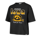 IOWA HAWKEYES WOMEN'S BUILT UP REED CITY TEE