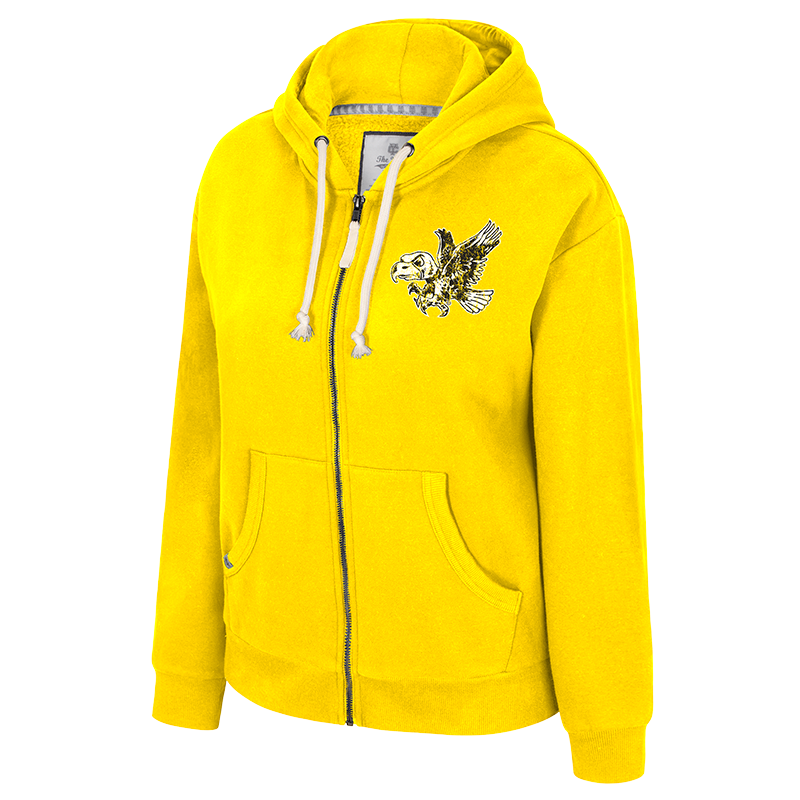 Iowa Hawkeyes Slyvia Full Zip Sueded Hoody